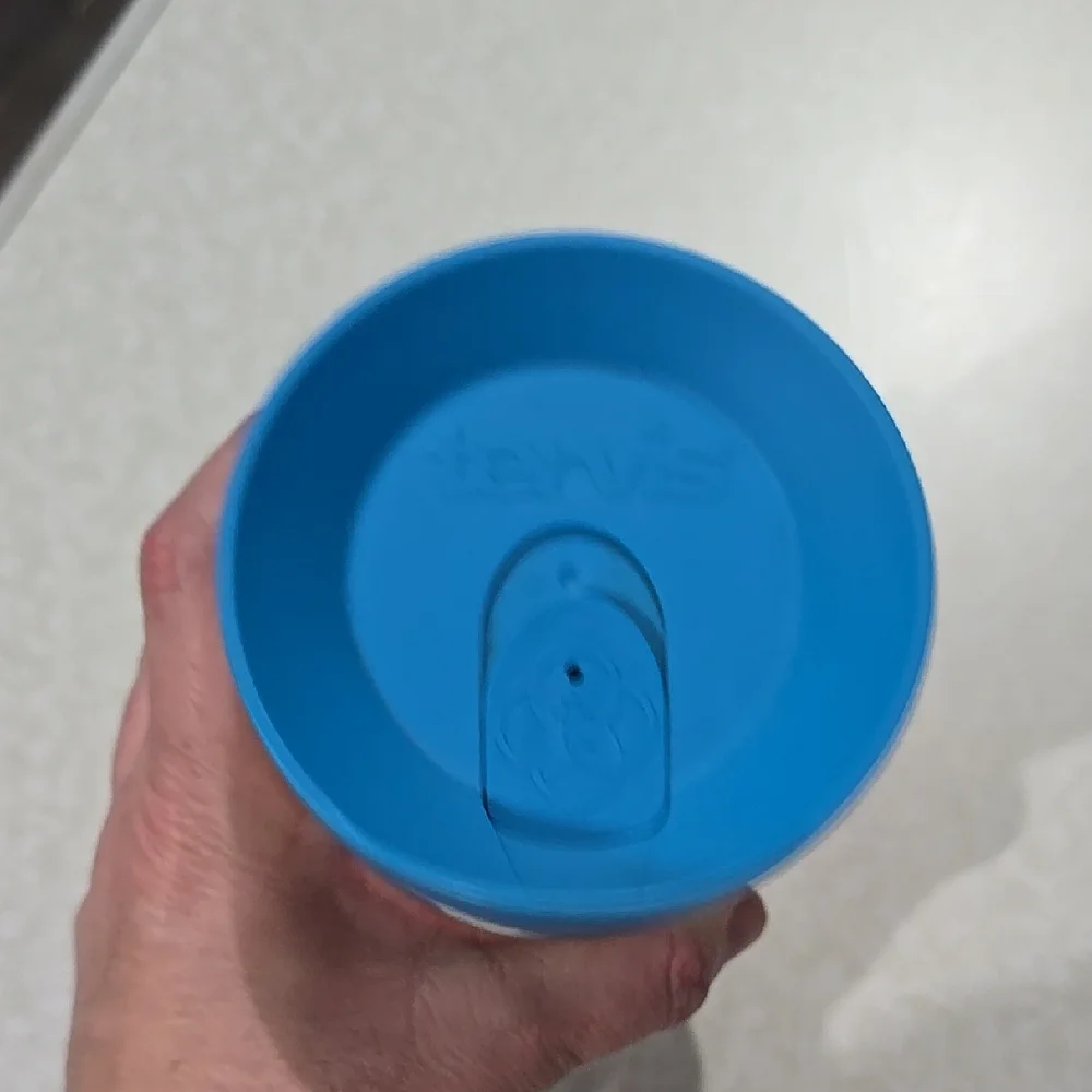 Colorful Travel Tumbler with‎ Blue Lid
